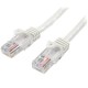 StarTech Cable de Red de 5m Blanco Cat5e Ethernet RJ45 sin Enganches 45PAT5MWH